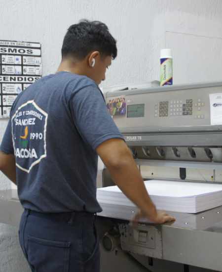 Servicio de corte de papel a la medida pacosa